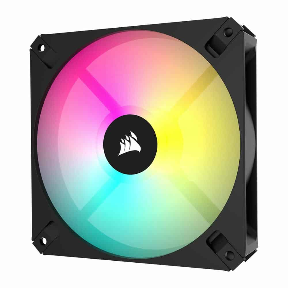 (image for) Corsair AR120 RGB Black Triple Pack 120mm PWM Fans